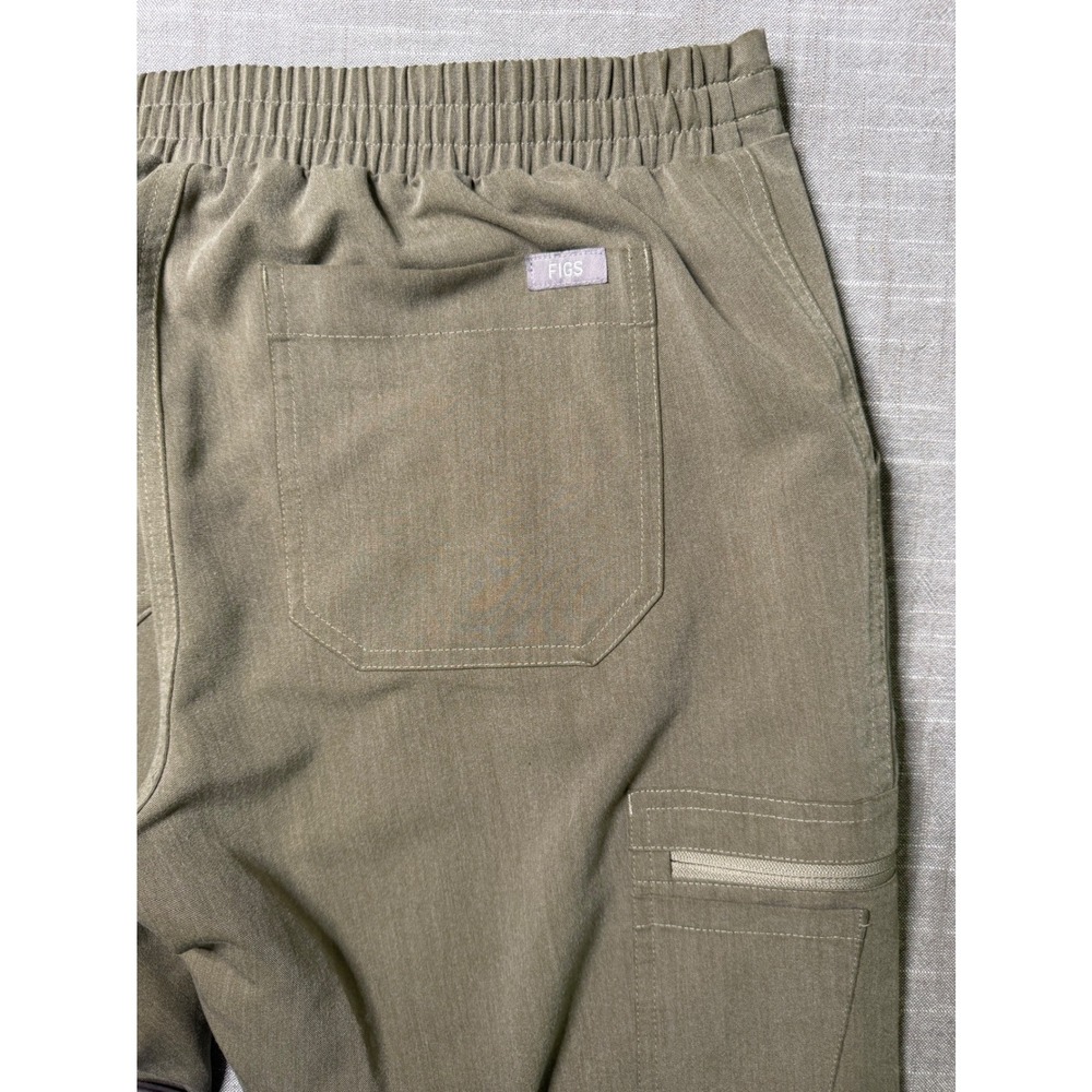 FIGS Technical Collection Yola Women S/P Olive Green Cargo Scrub Pants TW2000P - Picture 8 of 8